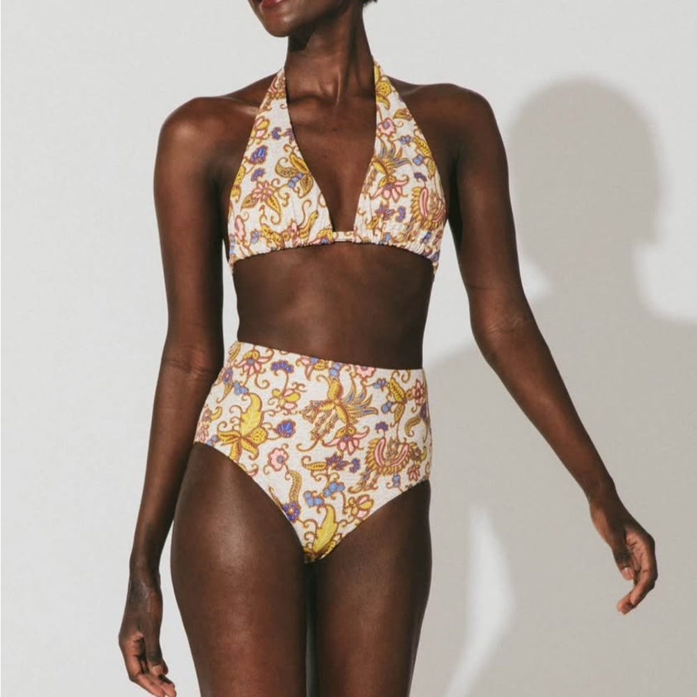 Cleobella Yellow and Purple Bikini Swimwear - Picture 2 of 2